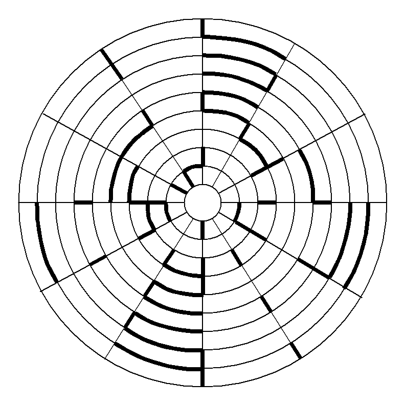 Round and Round grid